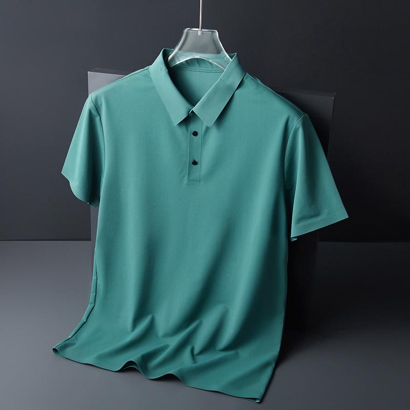Men's Ice Silk Short Sleeve Polo Shirt