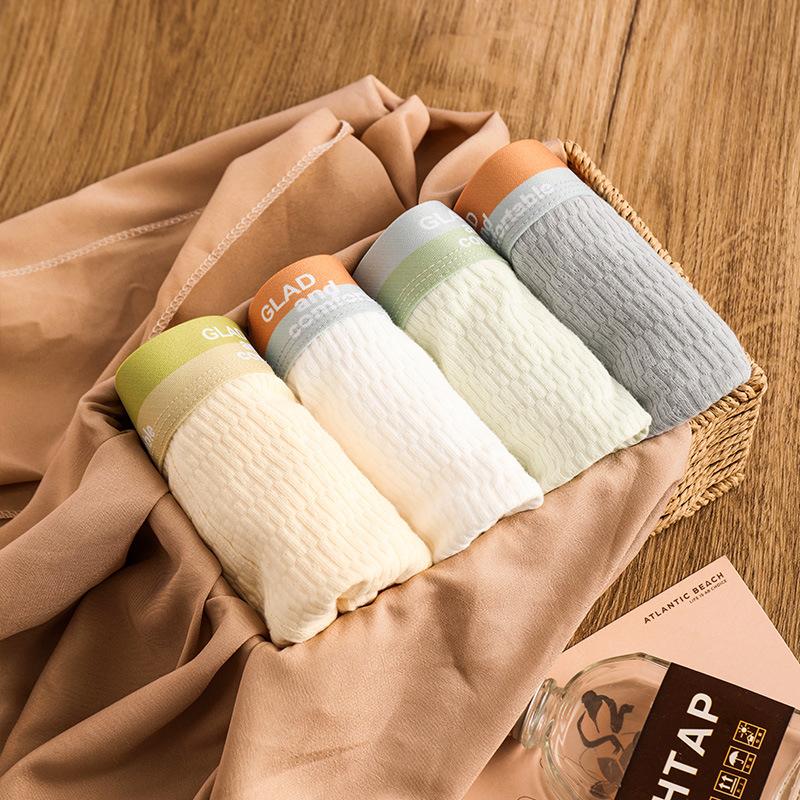 Men's Basic Cotton Pure Color Underwear