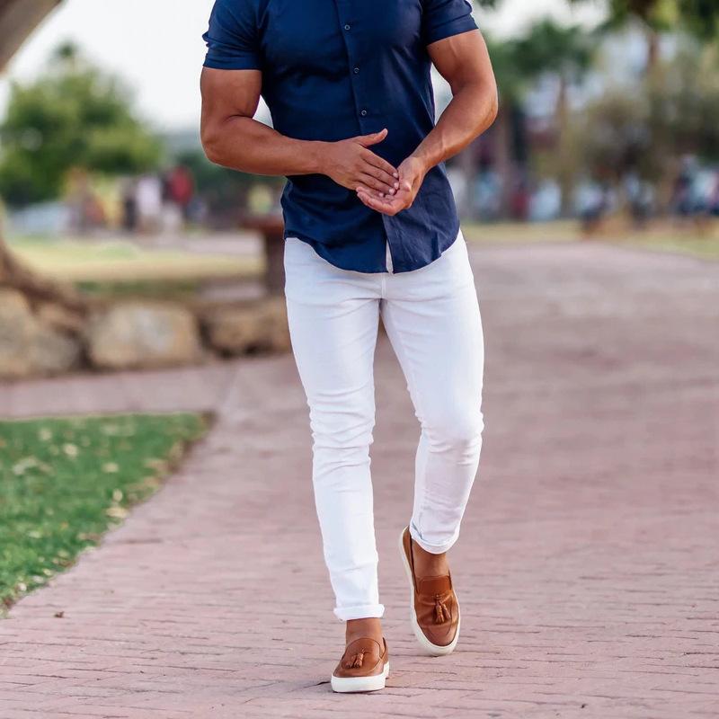 Men's Solid-color Trousers