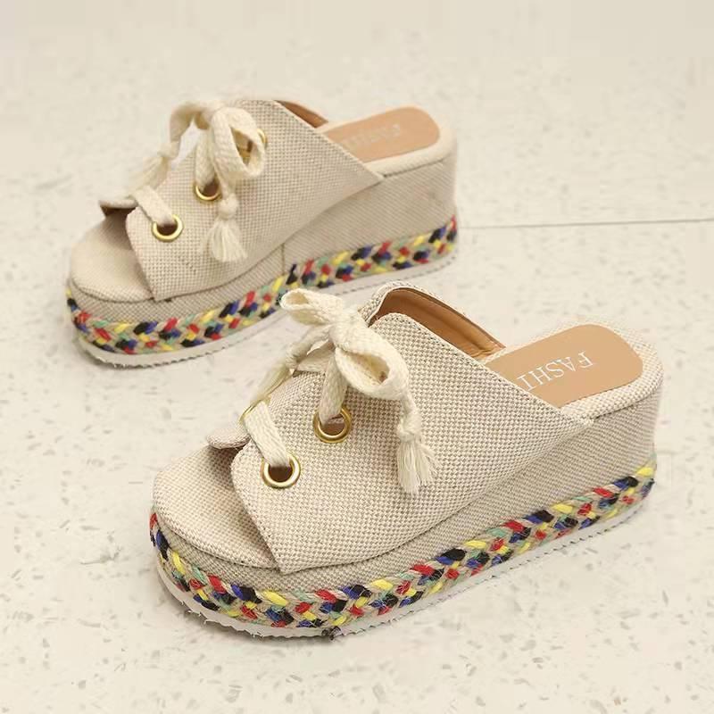 Dream Kaleidoscope Lace-up Sandals