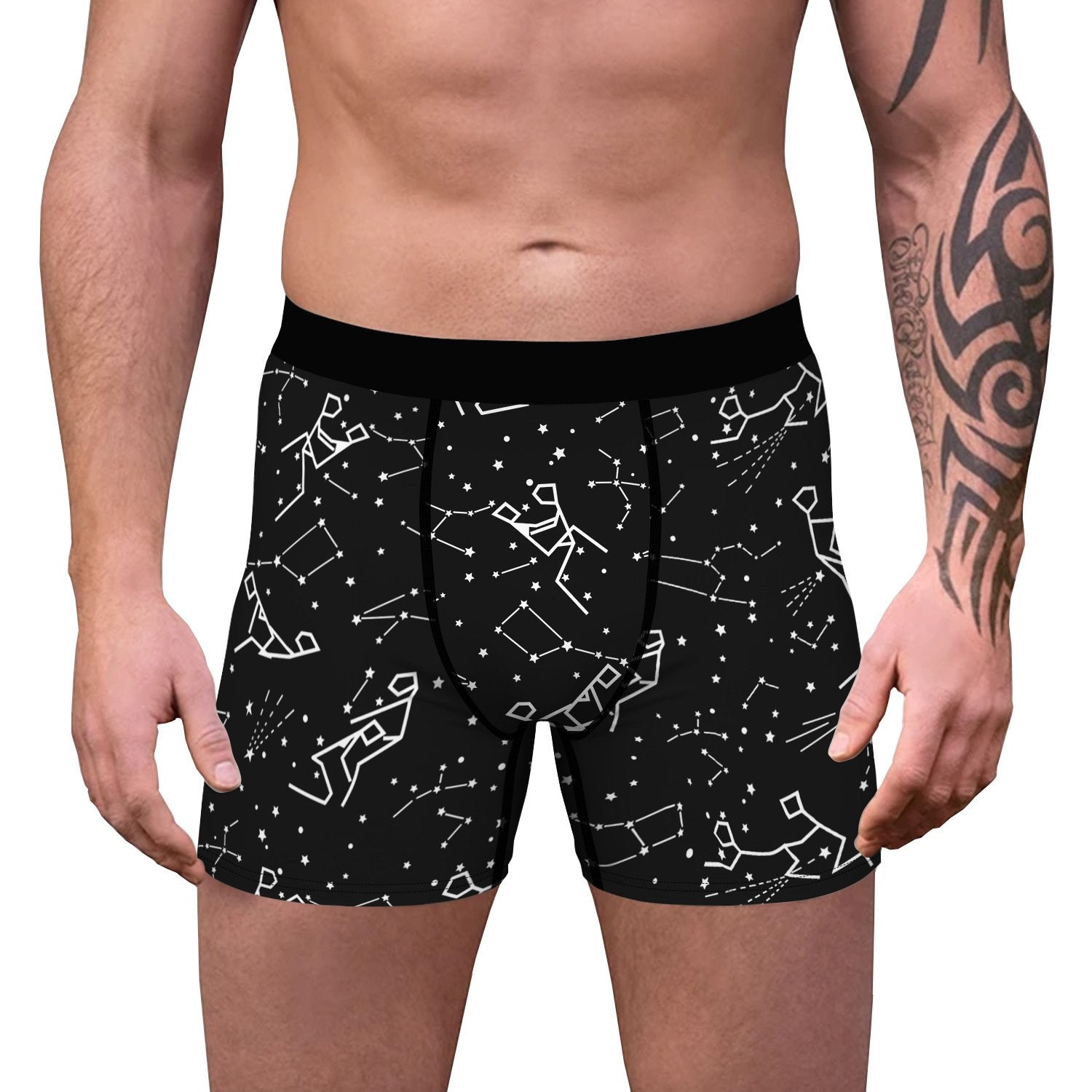 Men's Ice Silk Cow Print Boxer Briefs