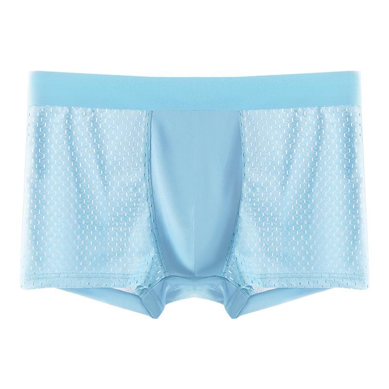Men's Pure Color Basic Panties Boxers Underwear
