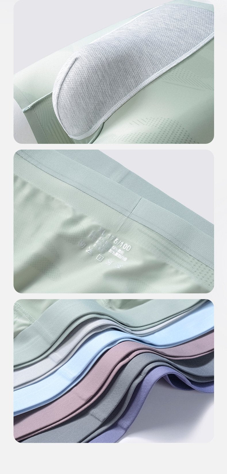 Men's Print Antibacterial Leak Proof Underwear