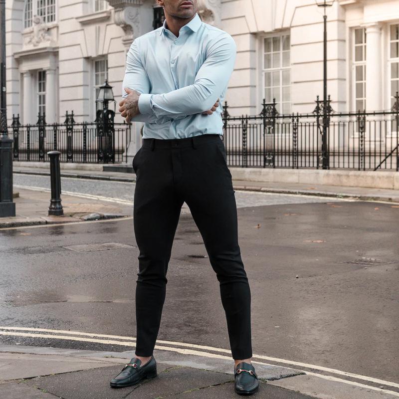 Men's Solid-color Trousers