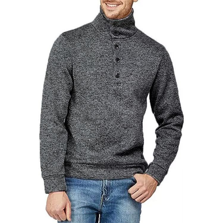 Men's Comfy Turtleneck Pullover Sweatshirt
