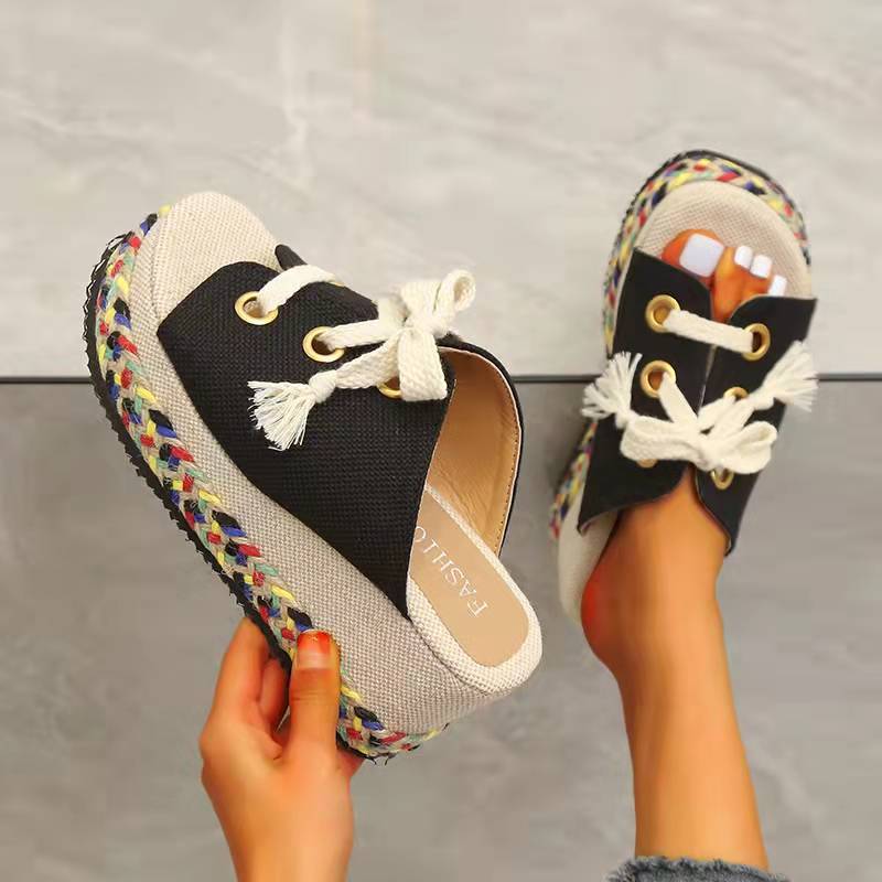 Dream Kaleidoscope Lace-up Sandals