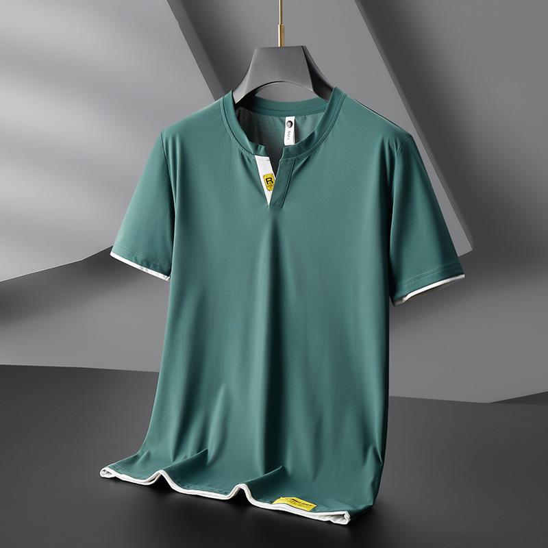 Men's Cooling Ice Round Neck T-Shirt