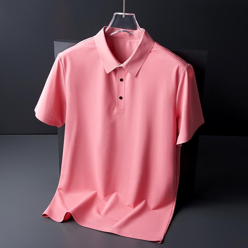 Men's Ice Silk Short Sleeve Polo Shirt