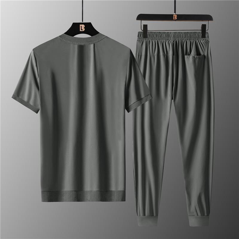 Men's Luxury Casual Ice Silk Suit
