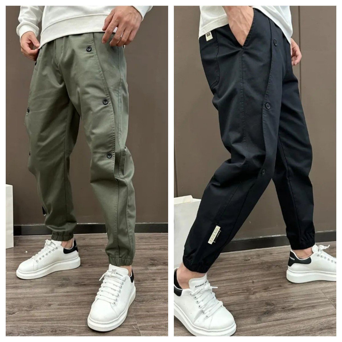 Men's Casual Button Pants