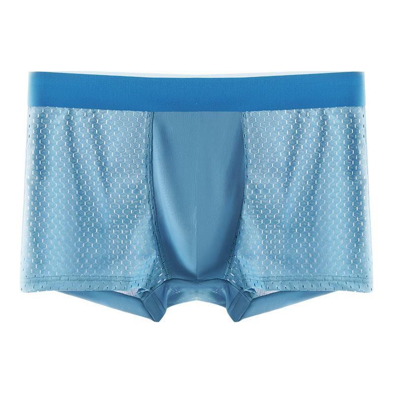 Men's Pure Color Basic Panties Boxers Underwear
