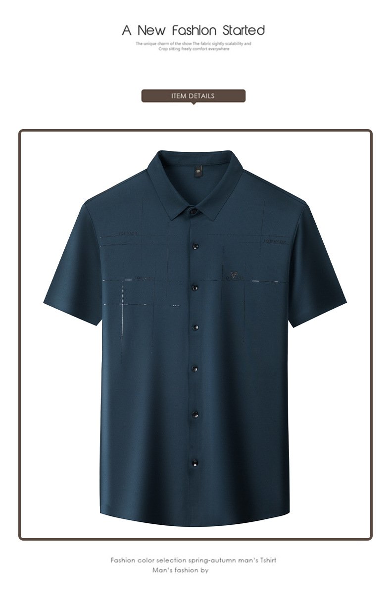 Men's Ice Silk Business Shirt