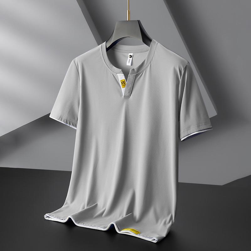 Men's Cooling Ice Round Neck T-Shirt