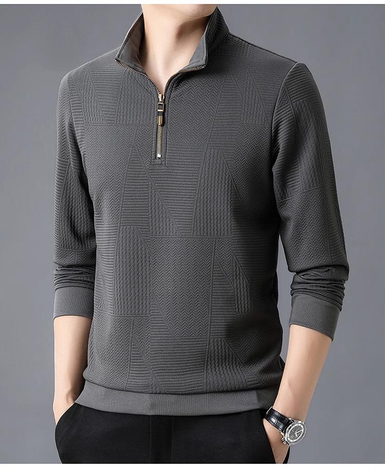 Men's Half Zip Casual Thin fleece Sweatshirt