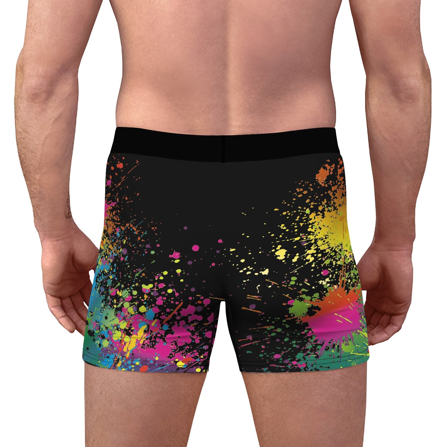 Men's Ice Silk Cow Print Boxer Briefs