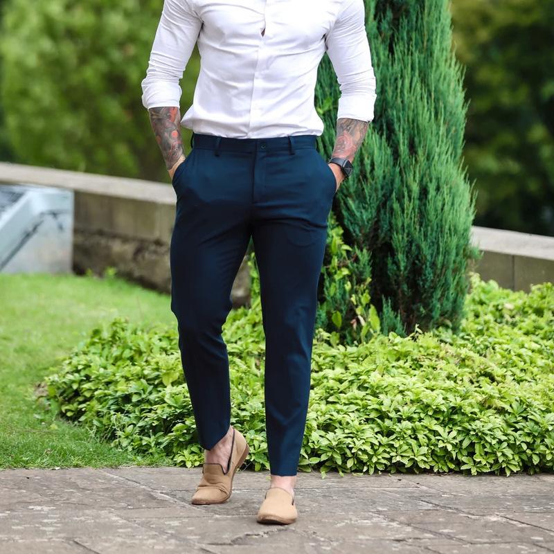 Men's Solid-color Trousers