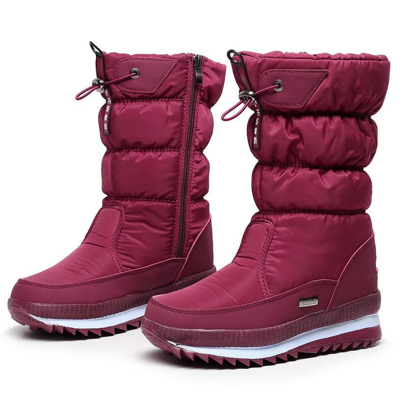 Women's Premium Waterproof Faux Fur Non-slip Snow Boots
