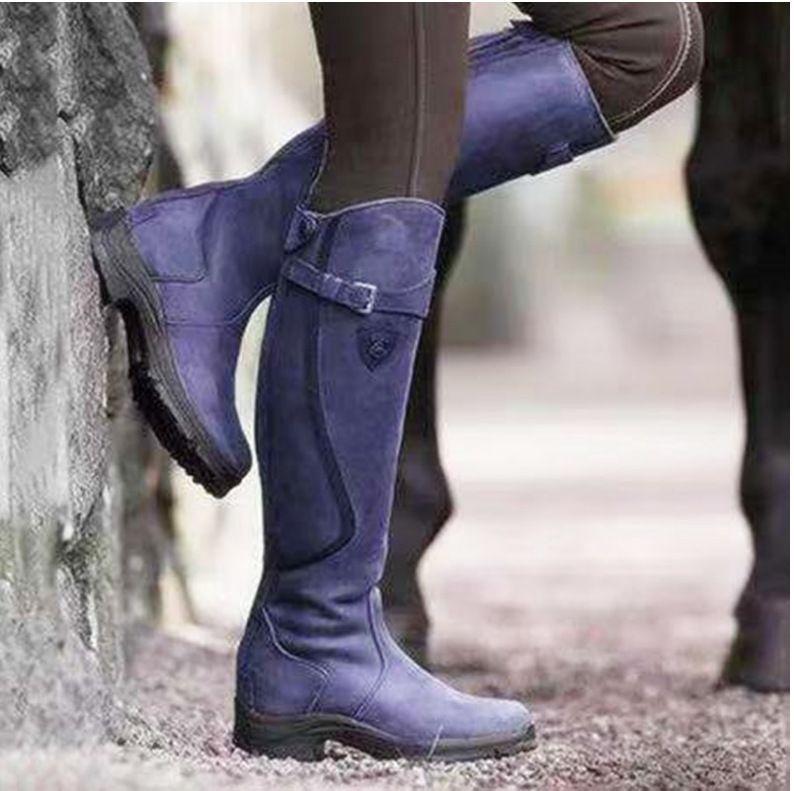 ⏰Last Day Promotion $4 OFF-Women's Waterproof High Riding Leather Boots-(Buy 2 Free Shipping✔️)