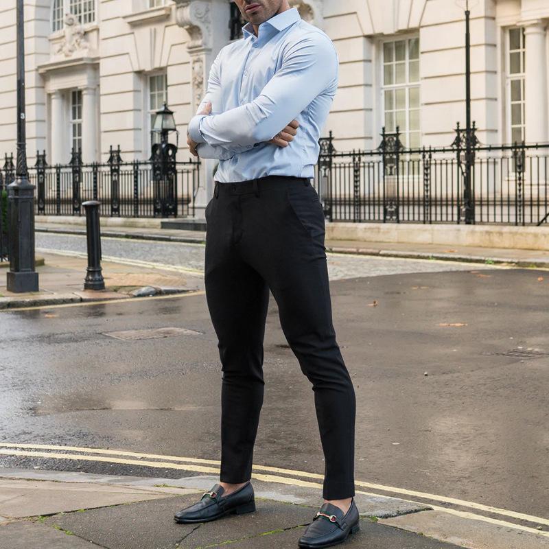 Men's Solid-color Trousers