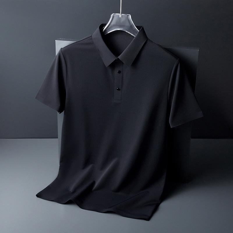 Men's Ice Silk Short Sleeve Polo Shirt