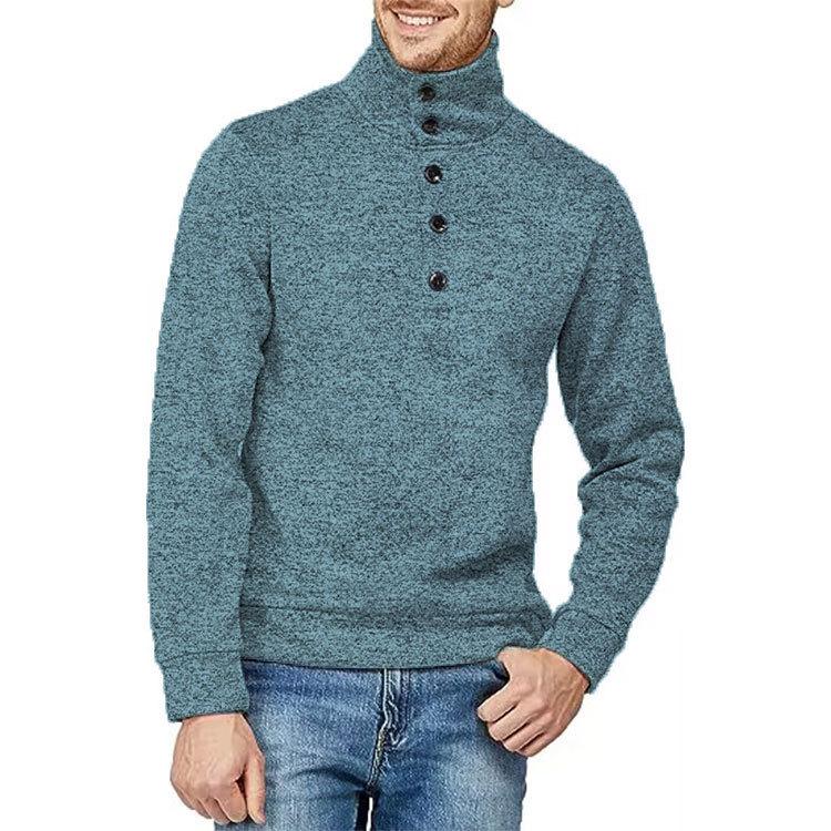 Men's Comfy Turtleneck Pullover Sweatshirt