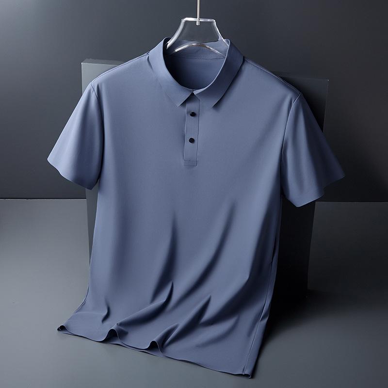 Men's Ice Silk Short Sleeve Polo Shirt