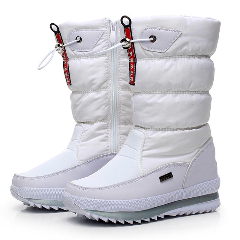Women's Premium Waterproof Faux Fur Non-slip Snow Boots