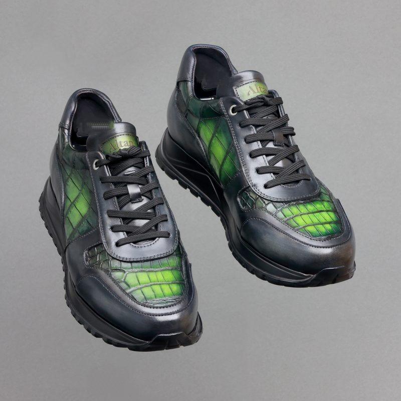 City II Bi-material Sneakers