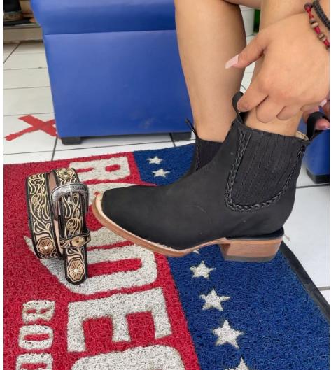 Women'S Retro Square Heel Boots