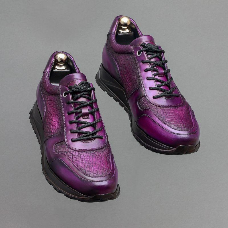 City II Bi-material Sneakers