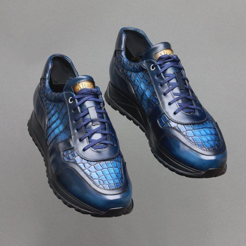 City II Bi-material Sneakers