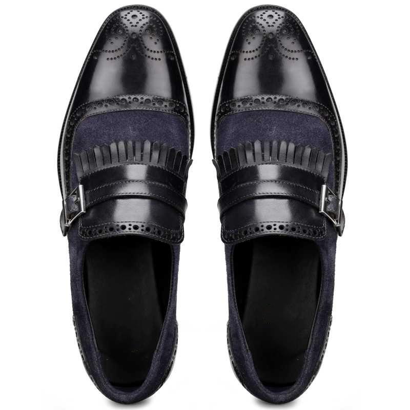 The Marco Dual Textured Kiltie Monkstrap Loafers