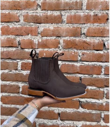 Women'S Retro Square Heel Boots