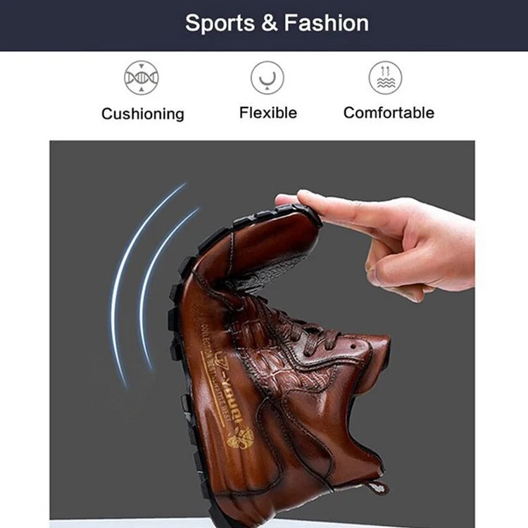Cowhide Air Cushion Shoes