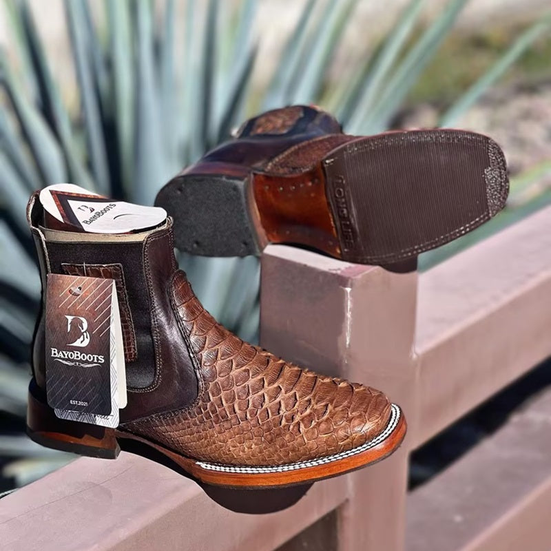 Native American Cowhide Boots