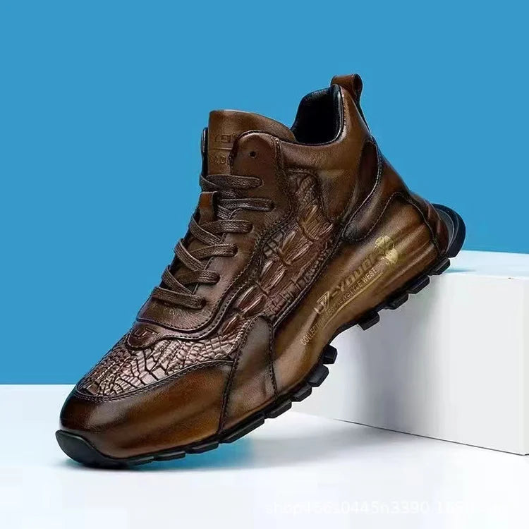Cowhide Air Cushion Shoes