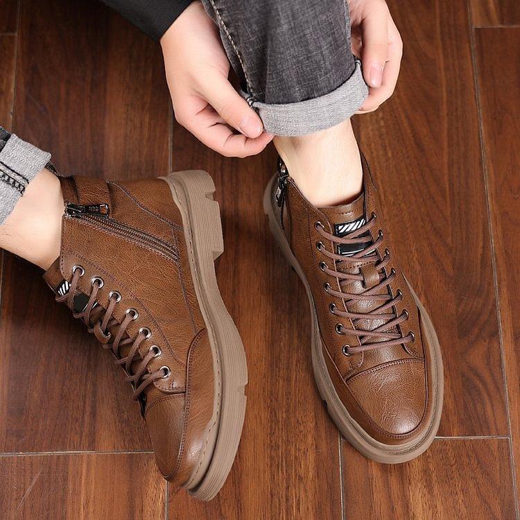 2023 Men's Fashion Leather Martin Boots