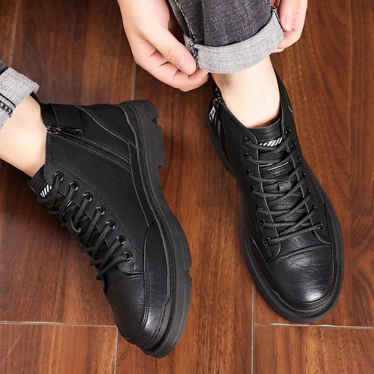 2023 Men's Fashion Leather Martin Boots