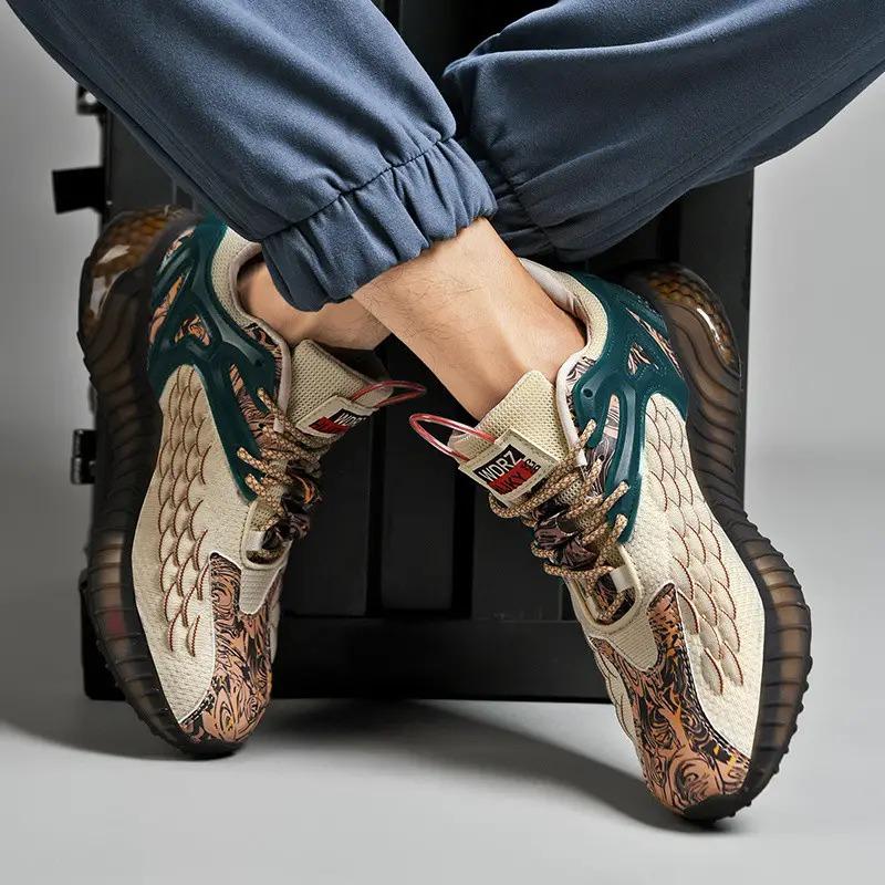 Men's Fashion Breathable Lightweight Running Shoes Outdoor Walking Shoes Men's Sneakers