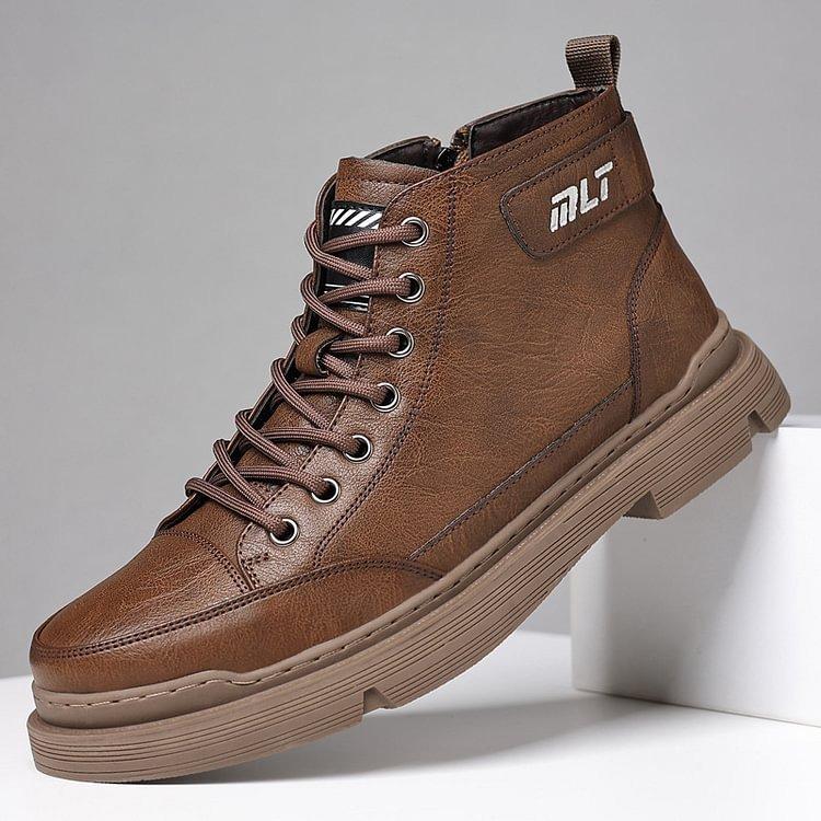 2023 Men's Fashion Leather Martin Boots