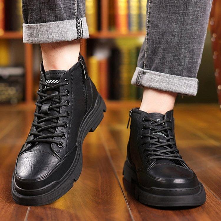 2023 Men's Fashion Leather Martin Boots