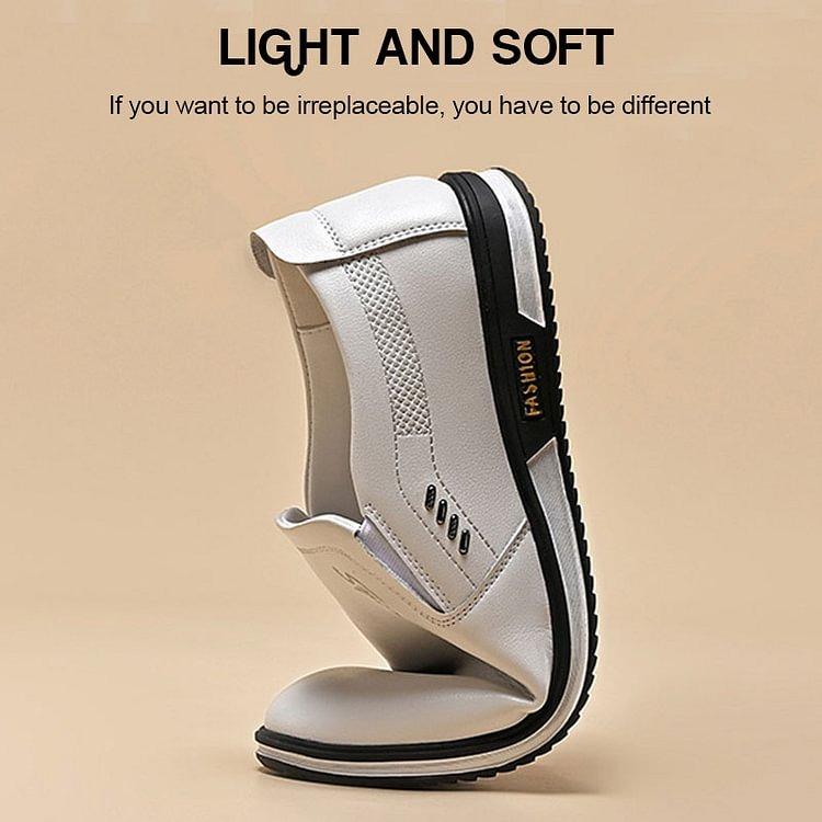 2023 New Fashion Men's Mesh Leather Loafers