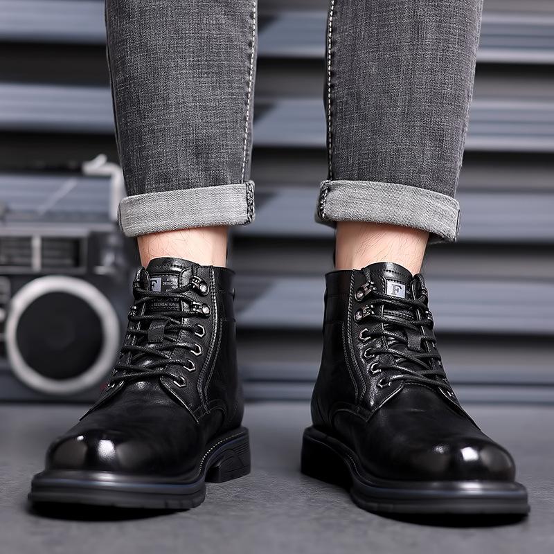 Men's Outdoor Daily Leather Mid-Calf Boots (Free Shipping)