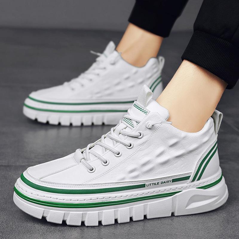 Men's Slip-on Crocodile-print Waterproof Non-slip Board Sneakers