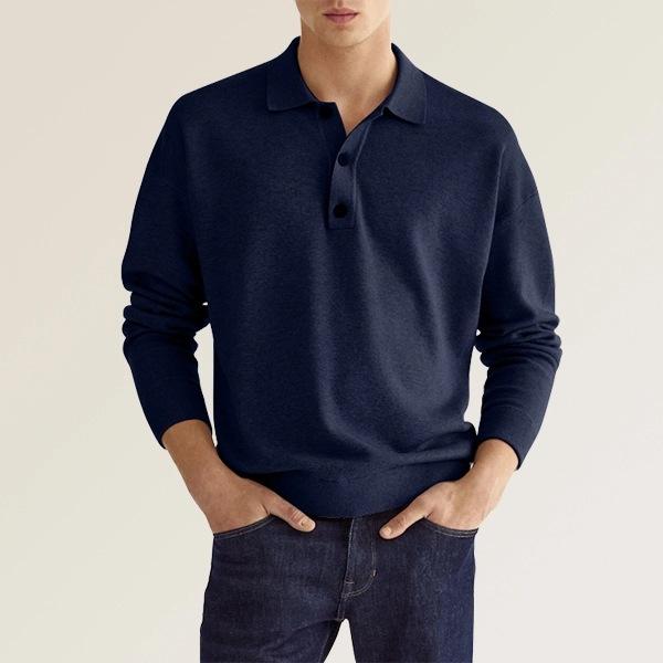 Men's Casual Loose Lapel Polo Shirt