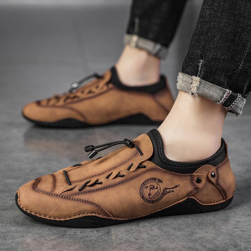Genuine leather outdoor sports shoes