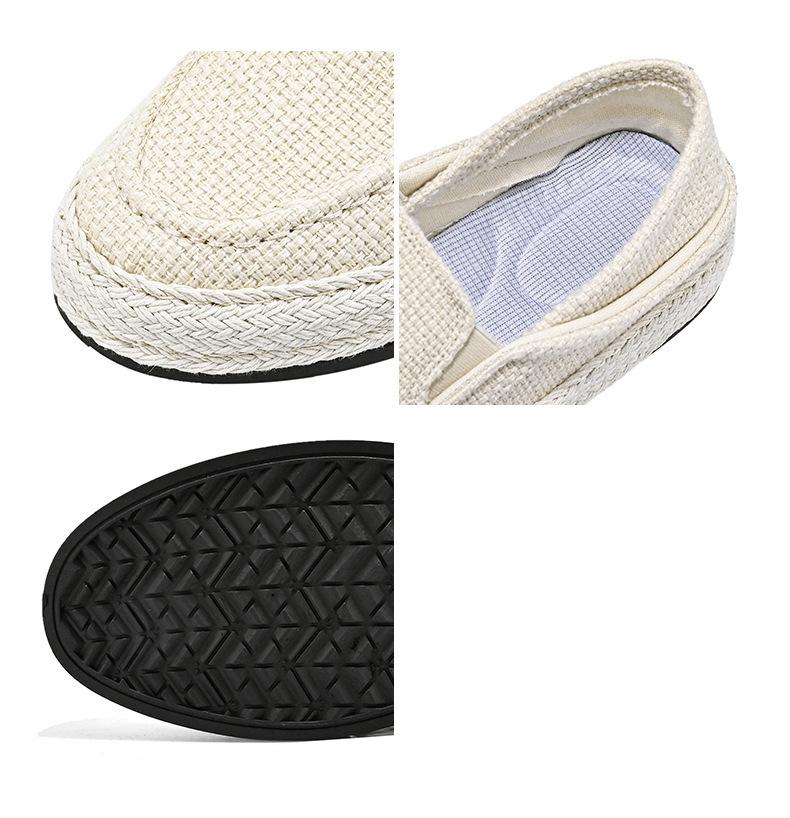 Men's Linen BreathableLoafers & Slip-Ons