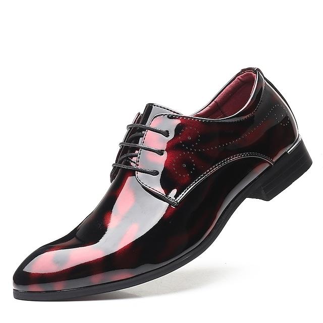Men's Oxfords Dress Shoes Business Daily Party & Evening Office & Career Patent Leather