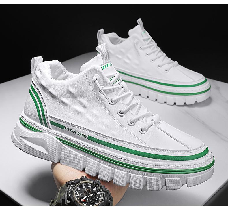 Men's Slip-on Crocodile-print Waterproof Non-slip Board Sneakers
