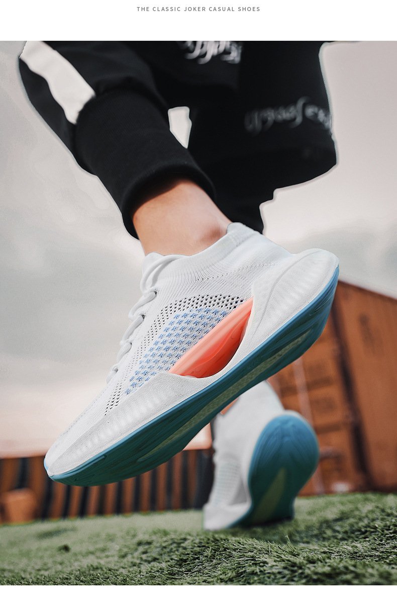 Men's Sneakers Sporty Look Comfort Shoes Flyknit Shoes